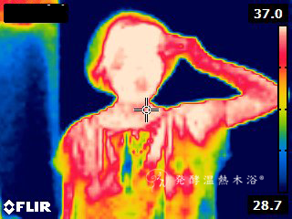 木浴サーモグラフィー